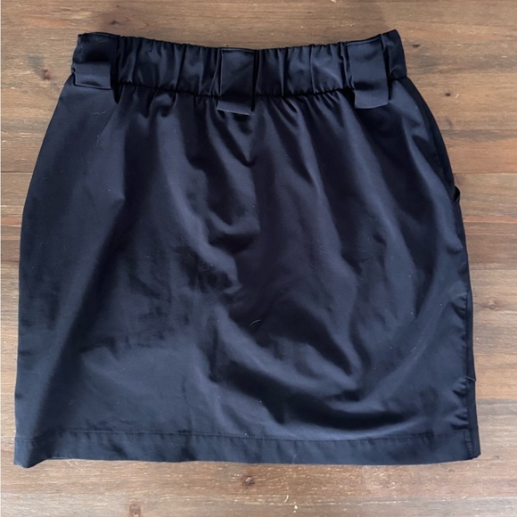 Athleta Athletic Black Pencil Mini Skirt Skort Casual Work - Picture 3 of 5